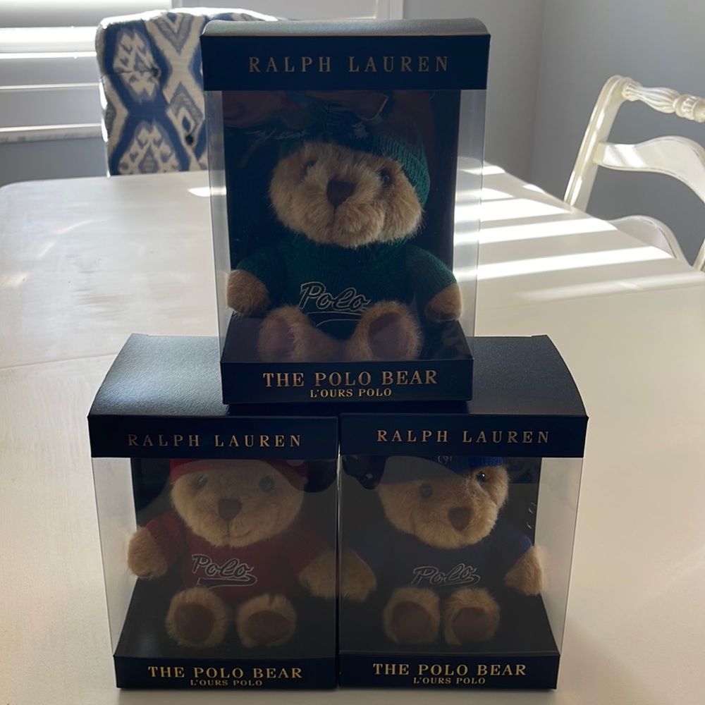 Ralph Lauren  The Polo Bear (3) NIB